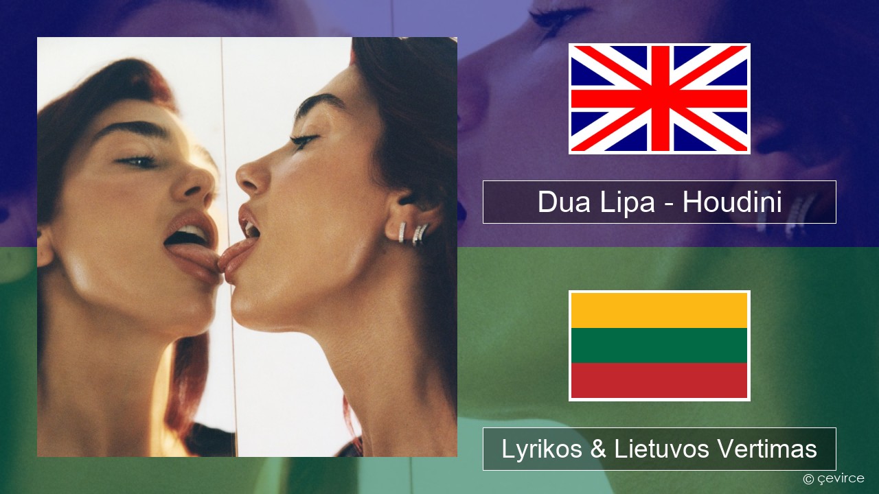 Dua Lipa – Houdini Anglų Lyrikos & Lietuvos Vertimas