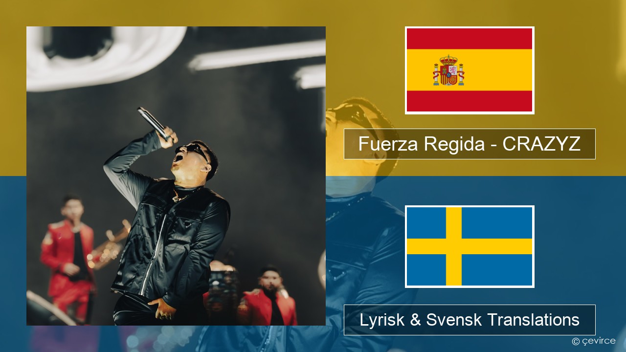 Fuerza Regida – CRAZYZ Spansk Lyrisk & Svensk Translations