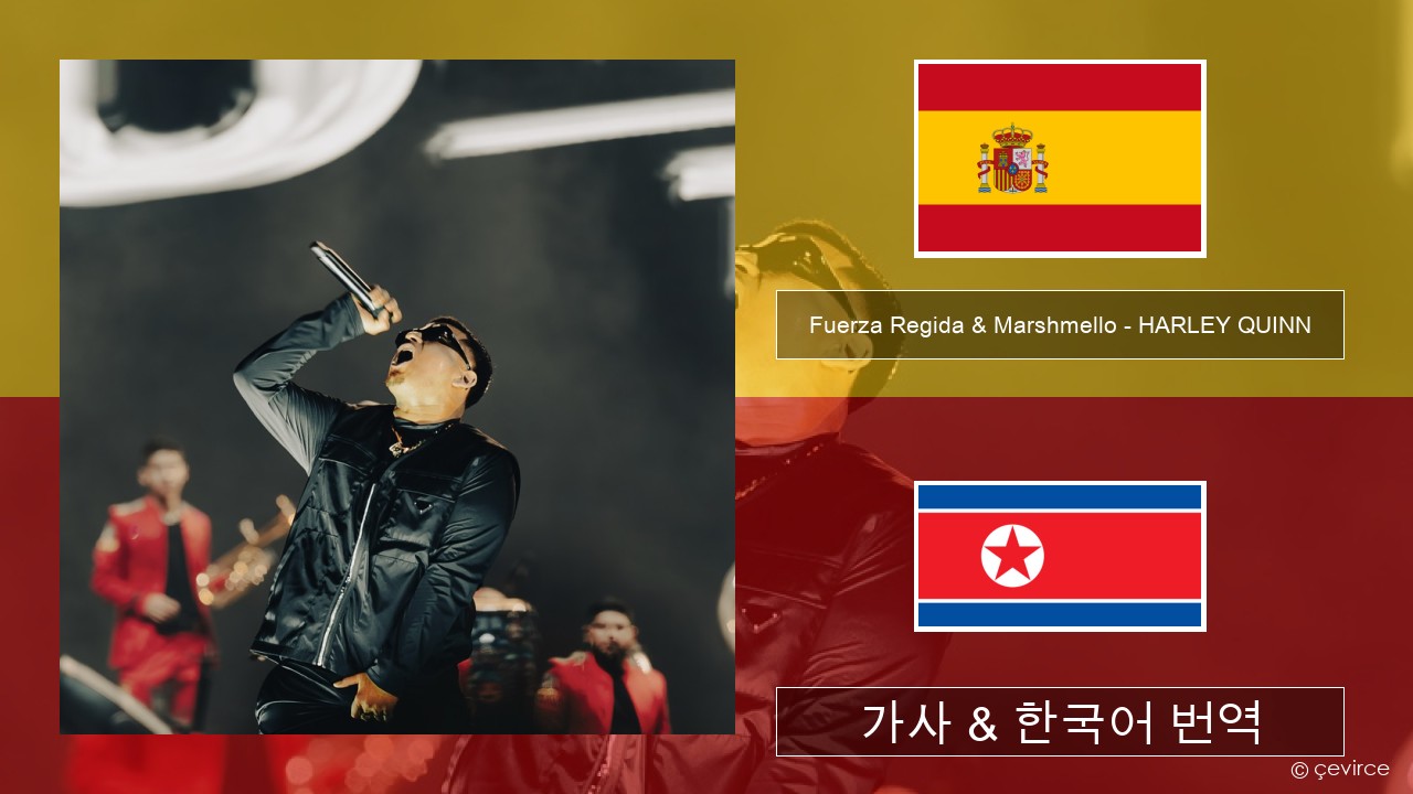 Fuerza Regida & Marshmello – HARLEY QUINN 스페인어 가사 & 한국어 번역