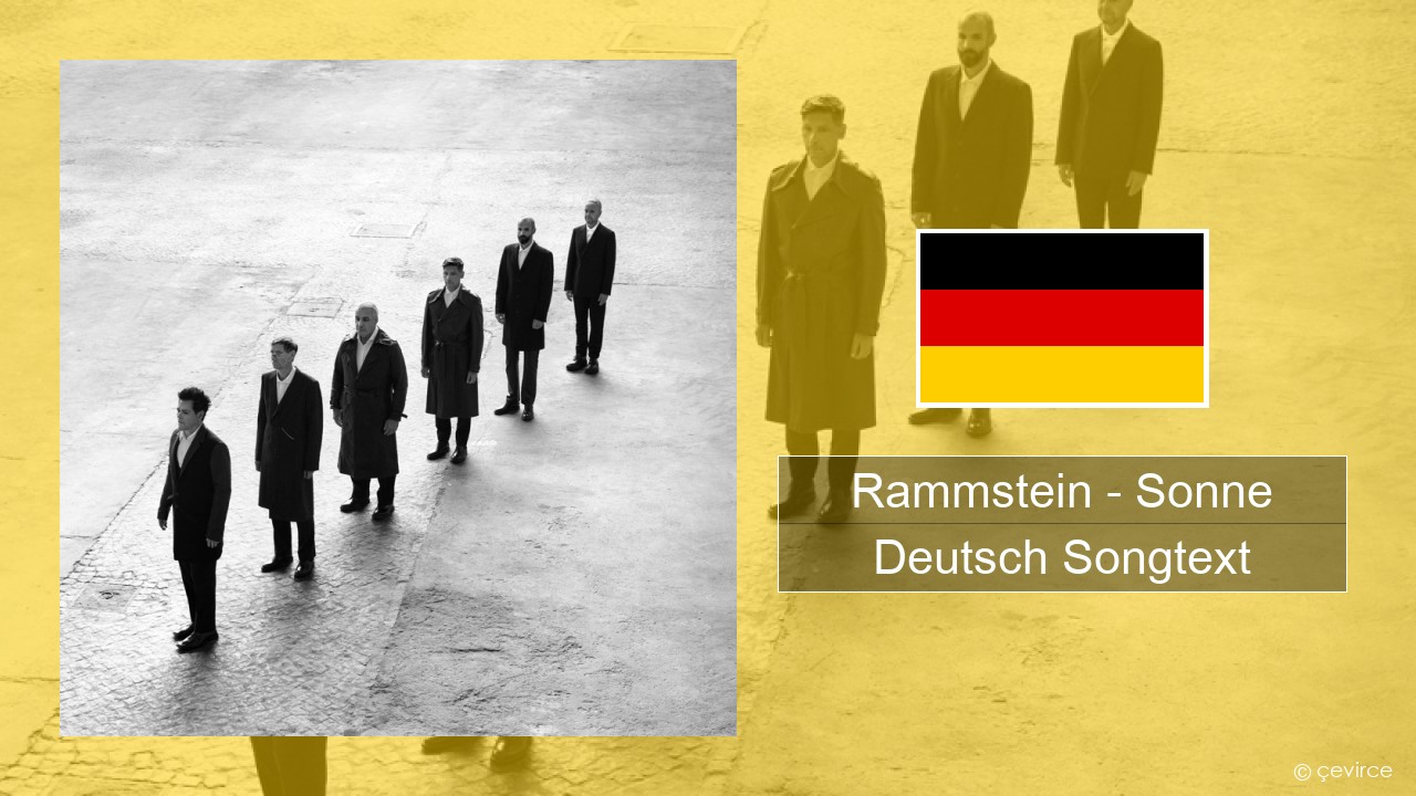 Rammstein – Sonne Deutsch Songtext
