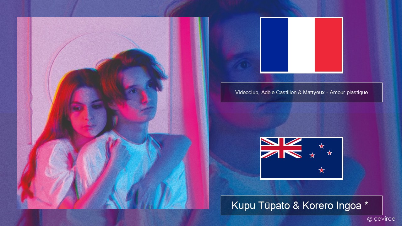 Videoclub, Adèle Castillon & Mattyeux – Amour plastique Ingoa *  Kupu Tūpato & Korero Ingoa *