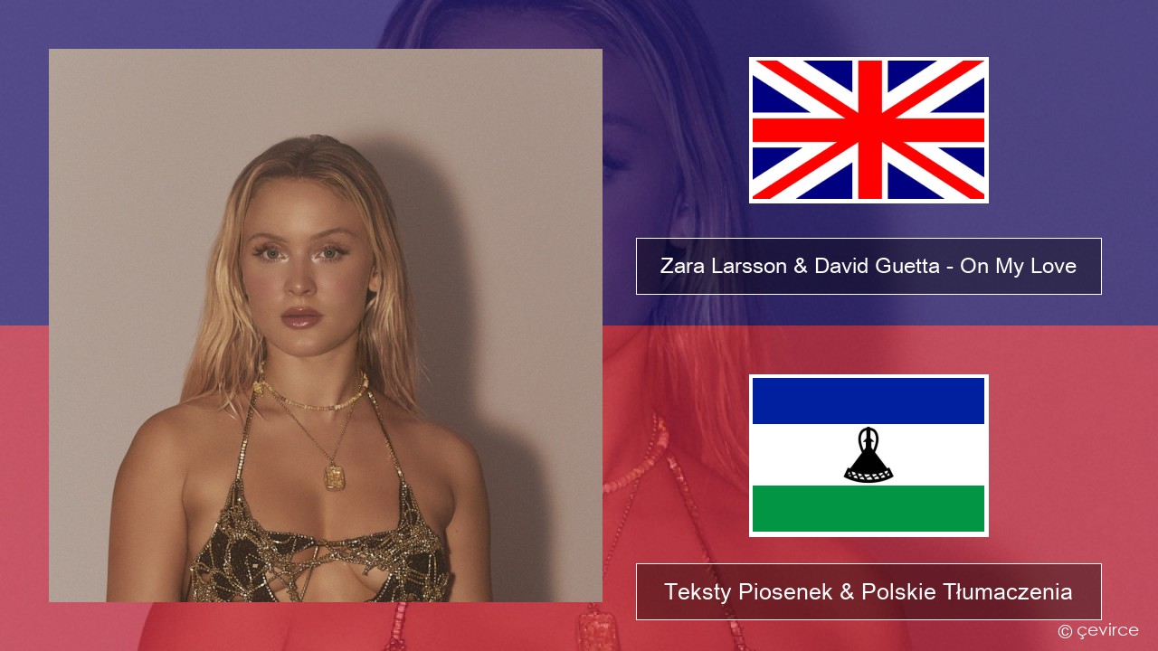 Zara Larsson & David Guetta – On My Love Polski Teksty Piosenek & Polskie Tłumaczenia
