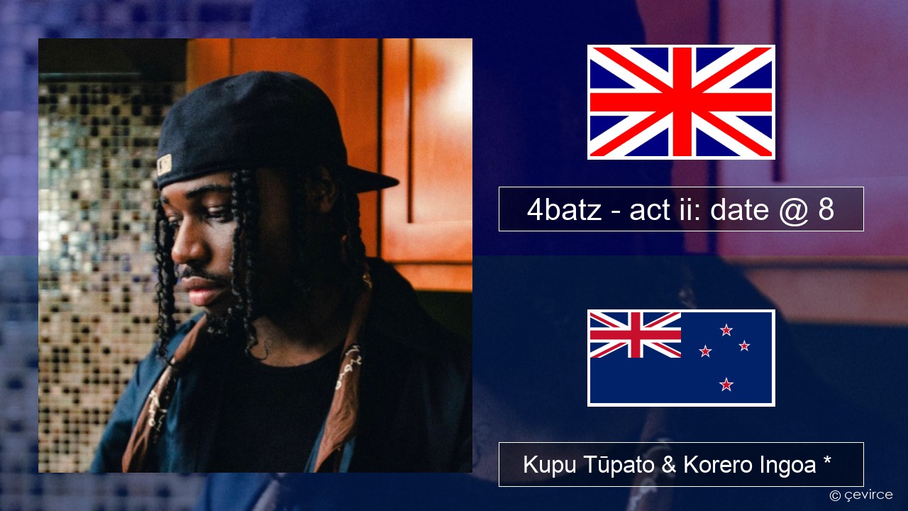 4batz – act ii: date @ 8 Ingoa *  Kupu Tūpato & Korero Ingoa *