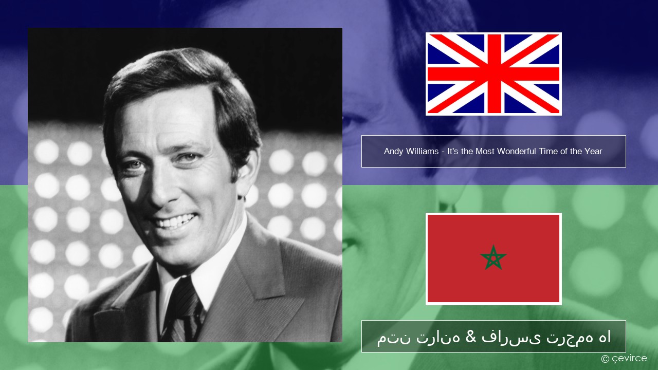 Andy Williams – It’s the Most Wonderful Time of the Year فارسی متن ترانه & فارسی ترجمه ها