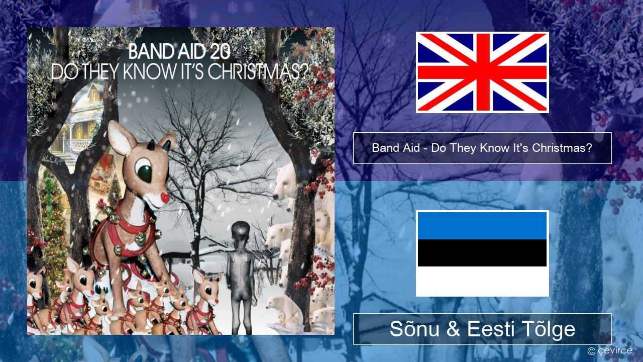 Band Aid – Do They Know It’s Christmas? Inglise Sõnu & Eesti Tõlge