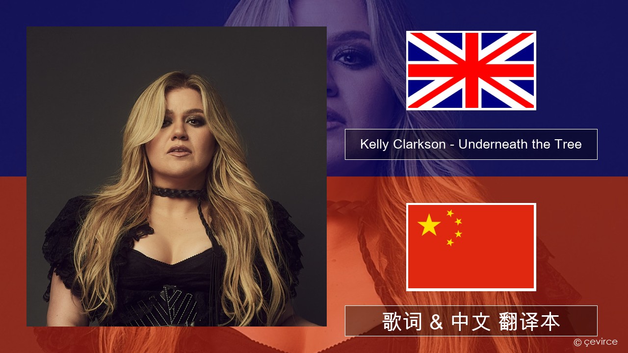 Kelly Clarkson – Underneath the Tree 英语 歌词 & 中文 翻译本