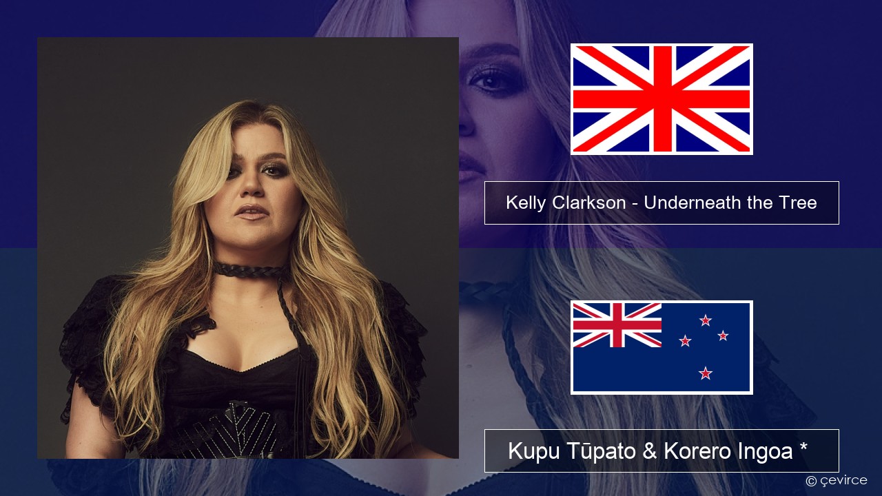 Kelly Clarkson – Underneath the Tree Ingoa *  Kupu Tūpato & Korero Ingoa *