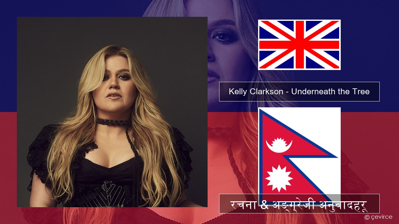 Kelly Clarkson – Underneath the Tree अंग्रेजि रचना & अङ्ग्रेजी अनुवादहरू