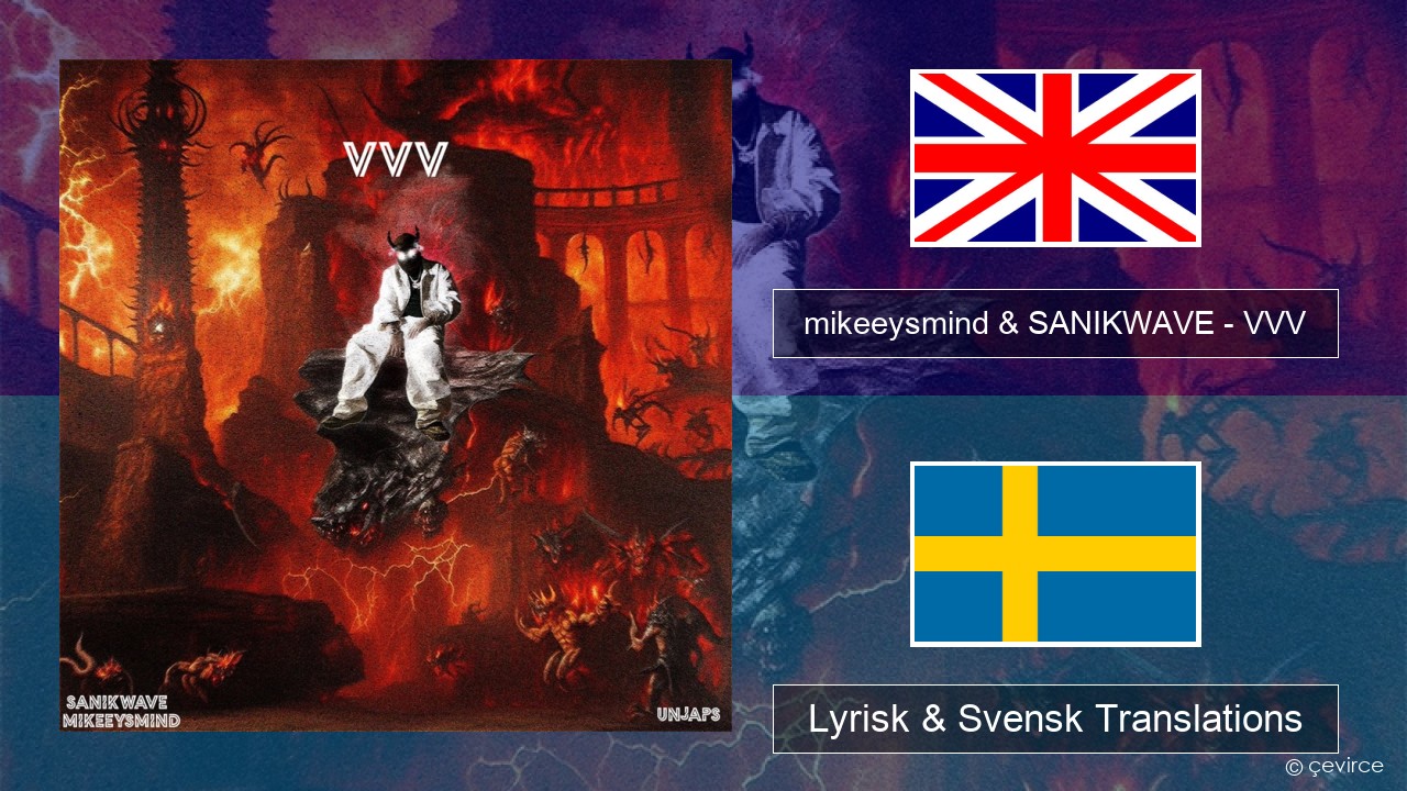 mikeeysmind & SANIKWAVE – VVV Engelsk Lyrisk & Svensk Translations