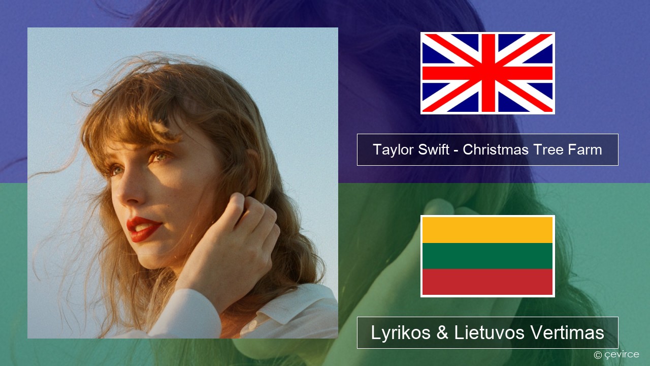 Taylor Swift – Christmas Tree Farm Anglų Lyrikos & Lietuvos Vertimas