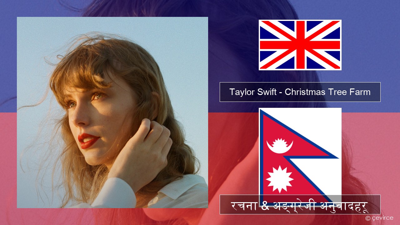 Taylor Swift – Christmas Tree Farm अंग्रेजि रचना & अङ्ग्रेजी अनुवादहरू
