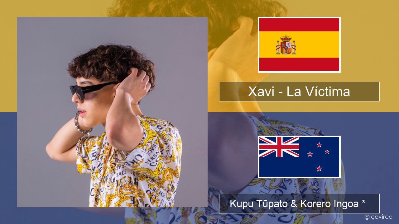 Xavi – La Víctima Ingoa *  Kupu Tūpato & Korero Ingoa *