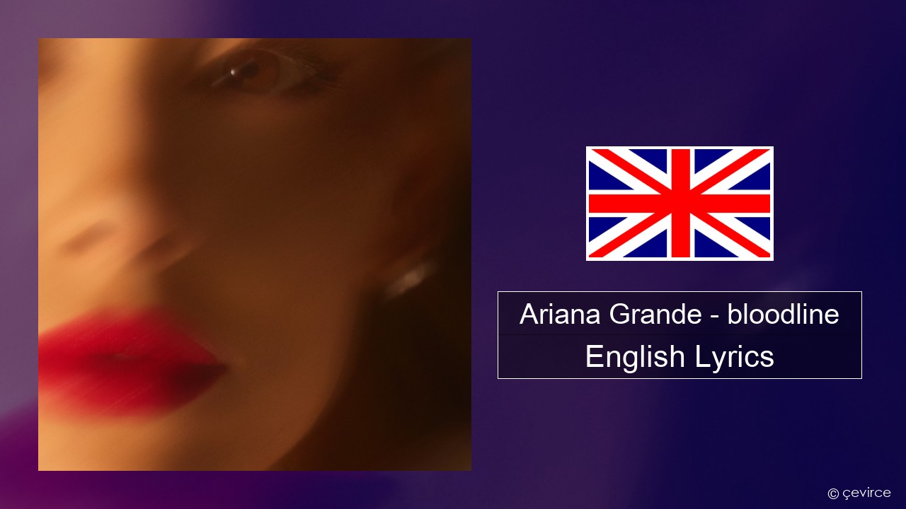 Ariana Grande – bloodline English Lyrics