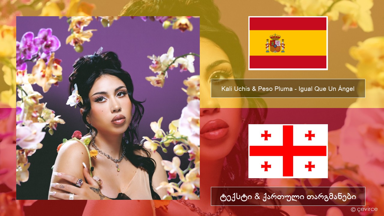 Kali Uchis & Peso Pluma – Igual Que Un Ángel ესპანური ტექსტი & ქართული თარგმანები