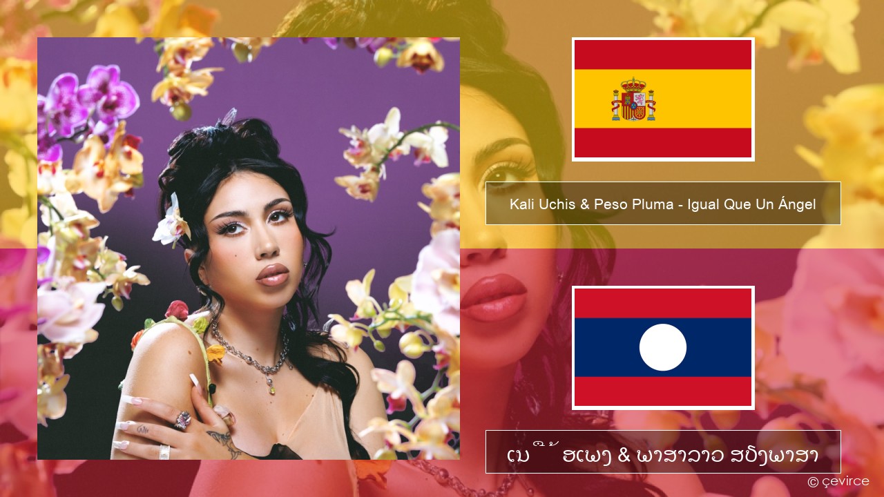 Kali Uchis & Peso Pluma – Igual Que Un Ángel ແອສປາໂຍນ ເນື້ອເພງ & ພາສາລາວ ສຽງພາສາ