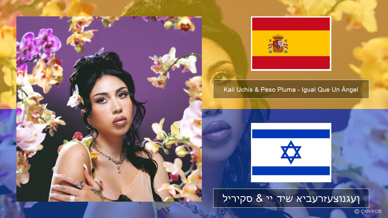 Kali Uchis & Peso Pluma – Igual Que Un Ángel שפּאַניש ליריקס & ייִדיש איבערזעצונגען