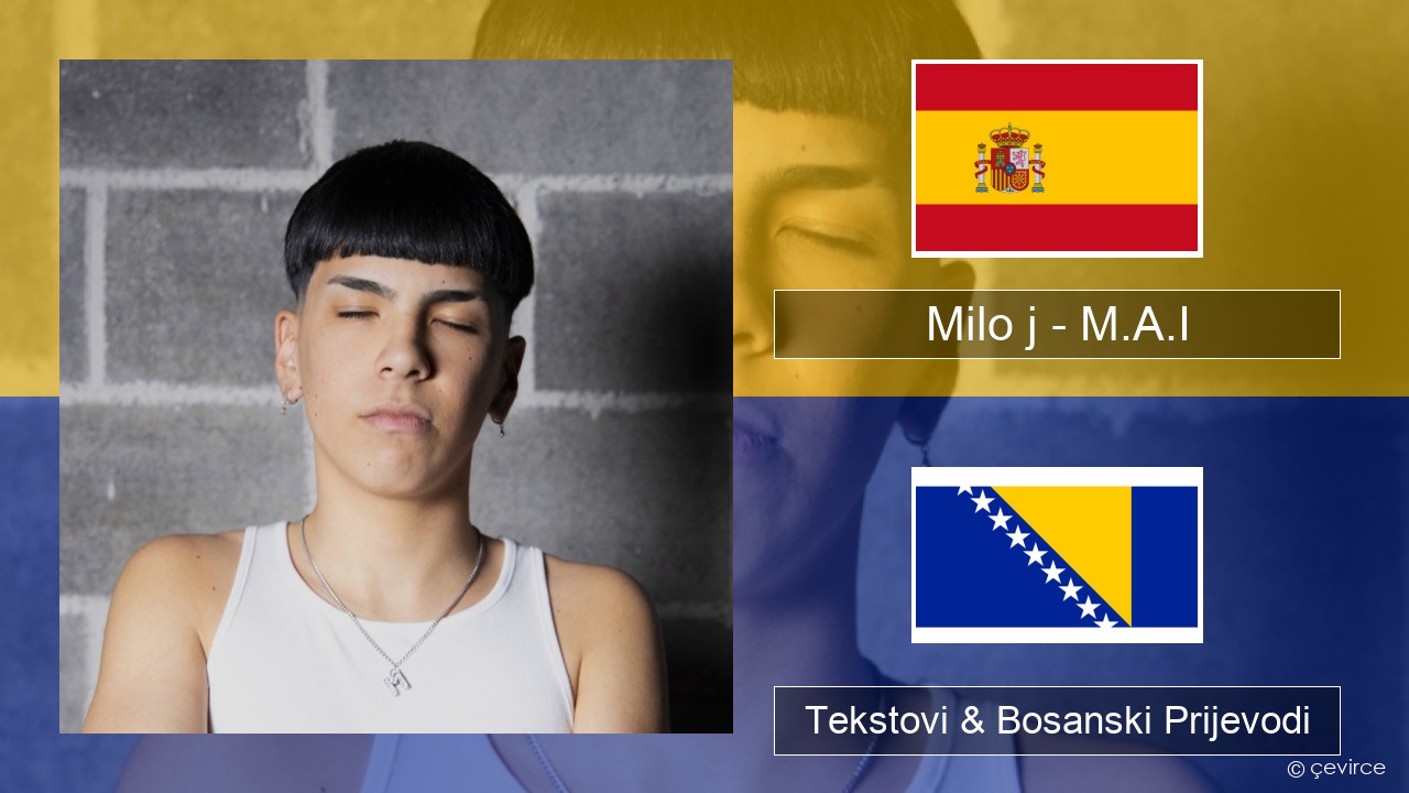 Milo j – M.A.I Španski Tekstovi & Bosanski Prijevodi