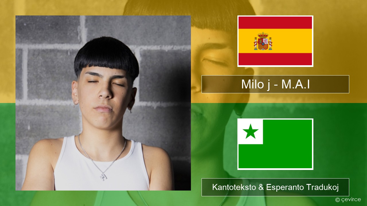 Milo j – M.A.I La hispana Kantoteksto & Esperanto Tradukoj