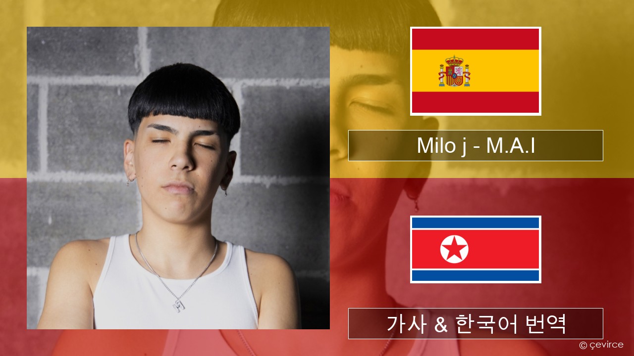 Milo j – M.A.I 스페인어 가사 & 한국어 번역
