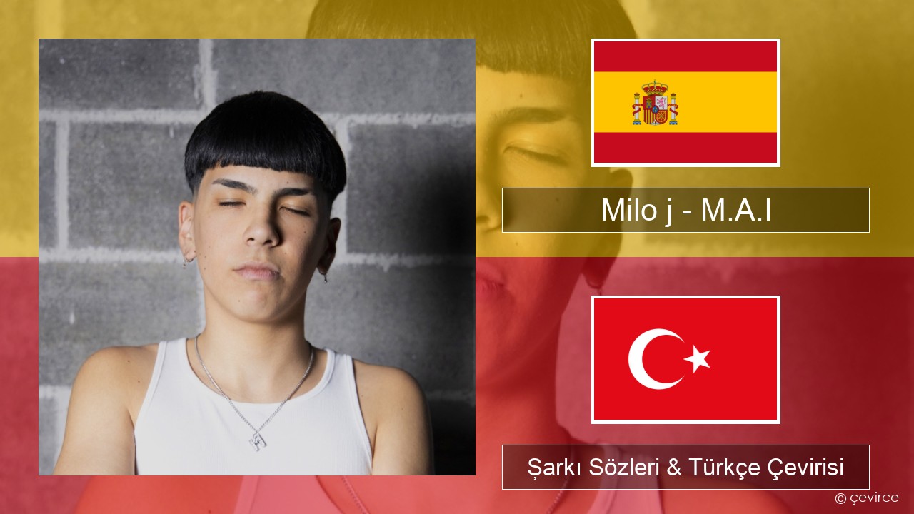 Milo j – M.A.I İspanyolca Şarkı Sözleri & Türkçe Çevirisi