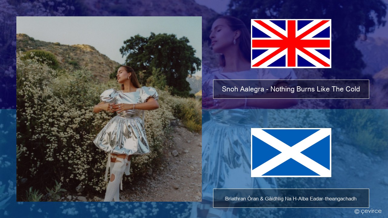 Snoh Aalegra – Nothing Burns Like The Cold (feat. Vince Staples) Gaelic Briathran Òran & Gàidhlig Na H-Alba Eadar-theangachadh