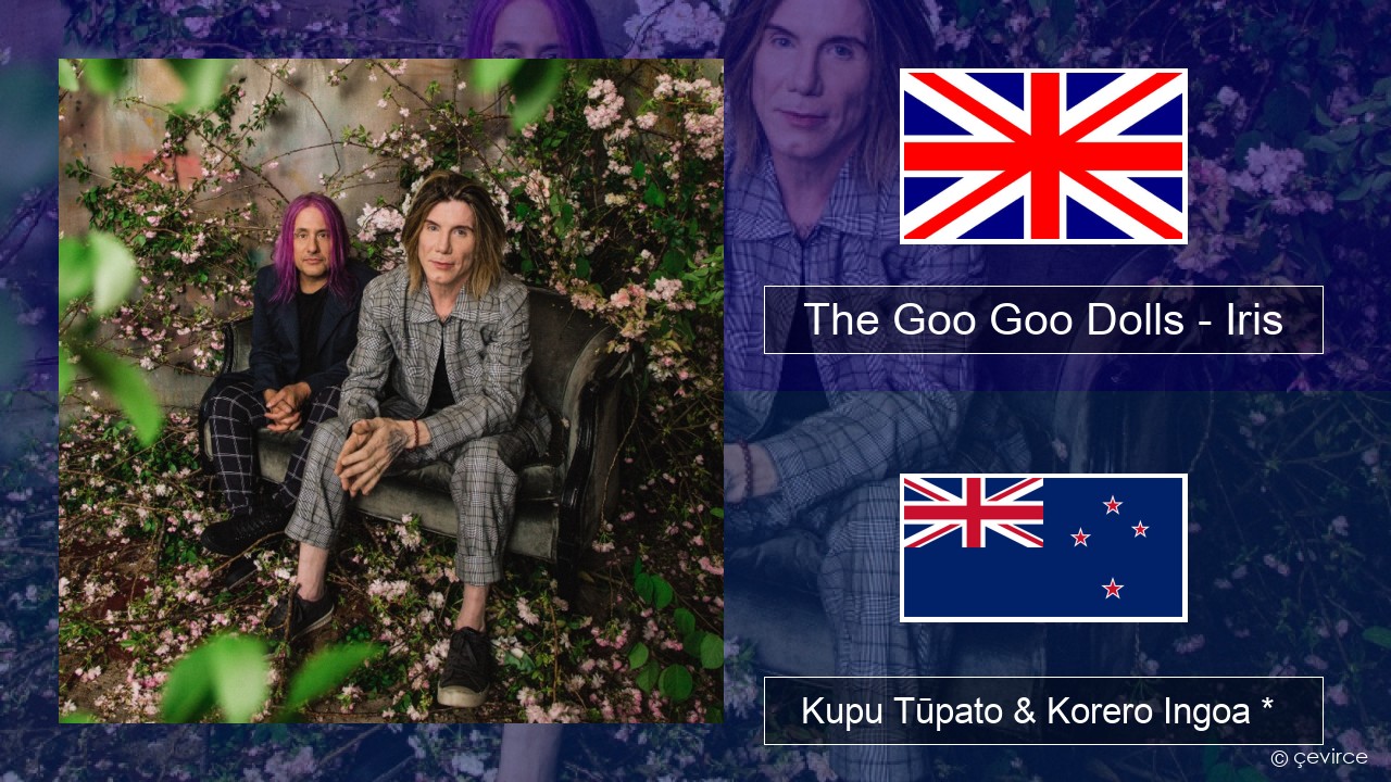 The Goo Goo Dolls – Iris Ingoa *  Kupu Tūpato & Korero Ingoa *