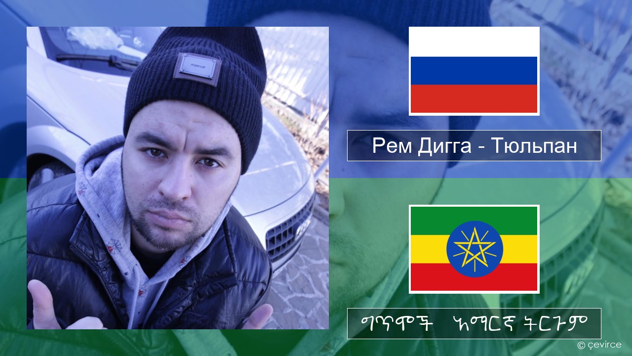 Рем Дигга – Тюльпан ራሺያኛ ግጥሞች & አማርኛ ትርጉም