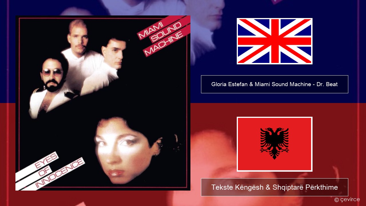 Gloria Estefan & Miami Sound Machine – Dr. Beat Anglisht Tekste Këngësh & Shqiptarë Përkthime