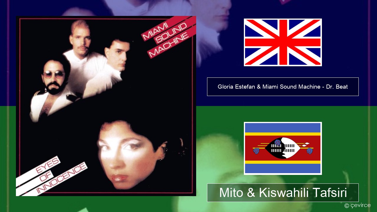 Gloria Estefan & Miami Sound Machine – Dr. Beat Englishen Mito & Kiswahili Tafsiri