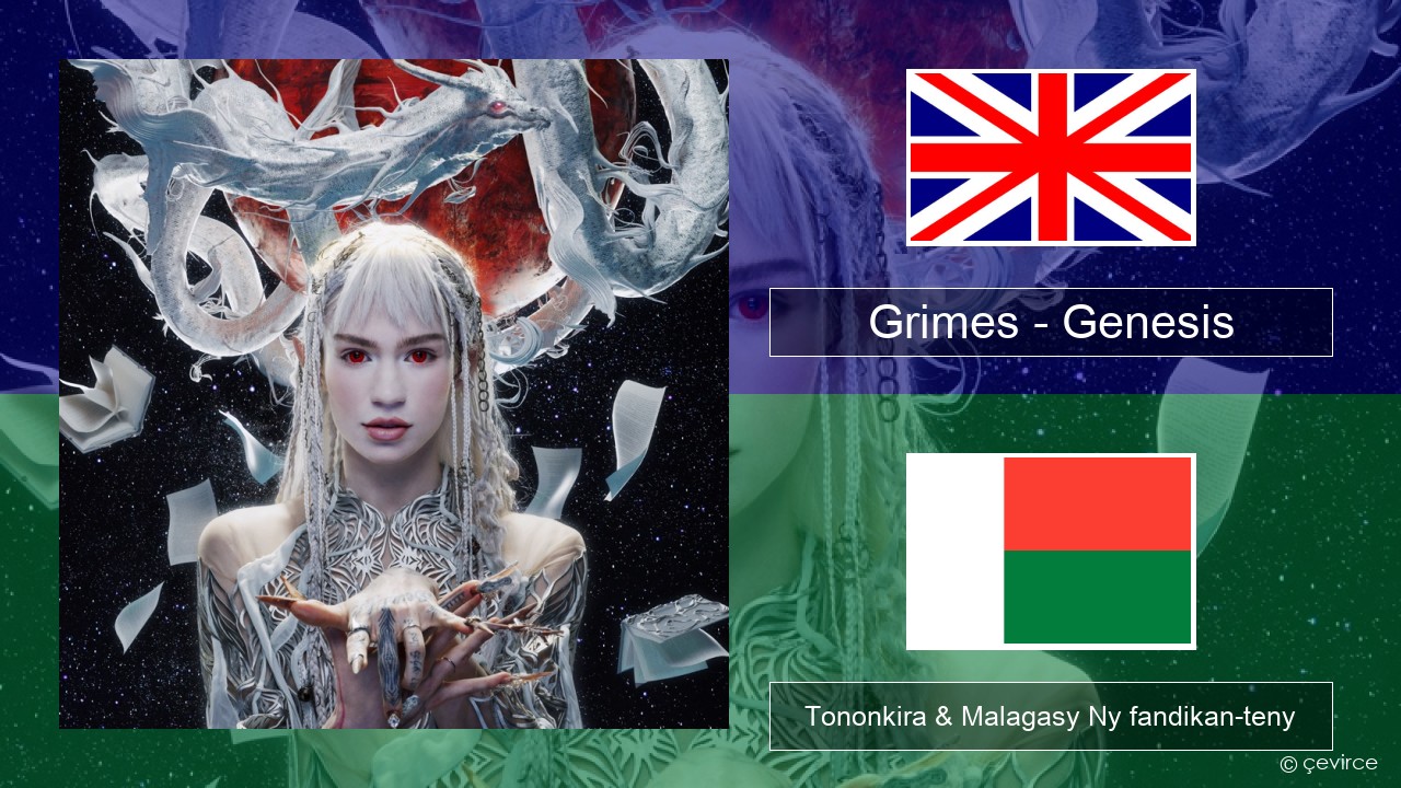 Grimes – Genesis Malagasy Tononkira & Malagasy Ny fandikan-teny
