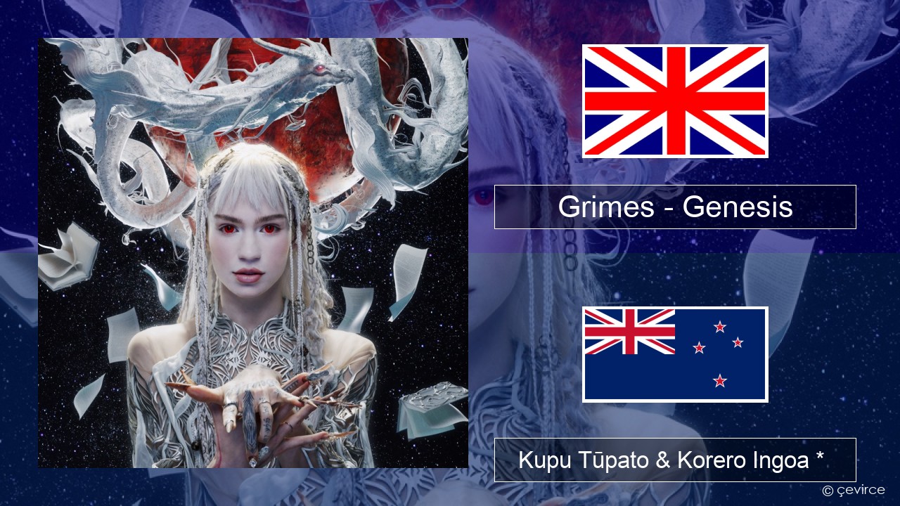 Grimes – Genesis Ingoa *  Kupu Tūpato & Korero Ingoa *