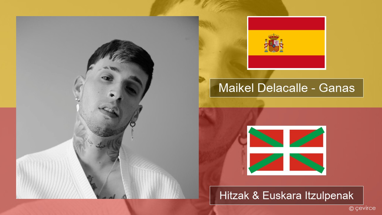 Maikel Delacalle – Ganas Espainiako Hitzak & Euskara Itzulpenak