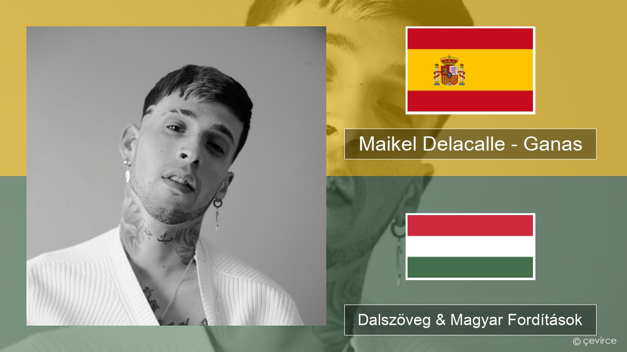 Maikel Delacalle – Ganas Spanyol Dalszöveg & Magyar Fordítások
