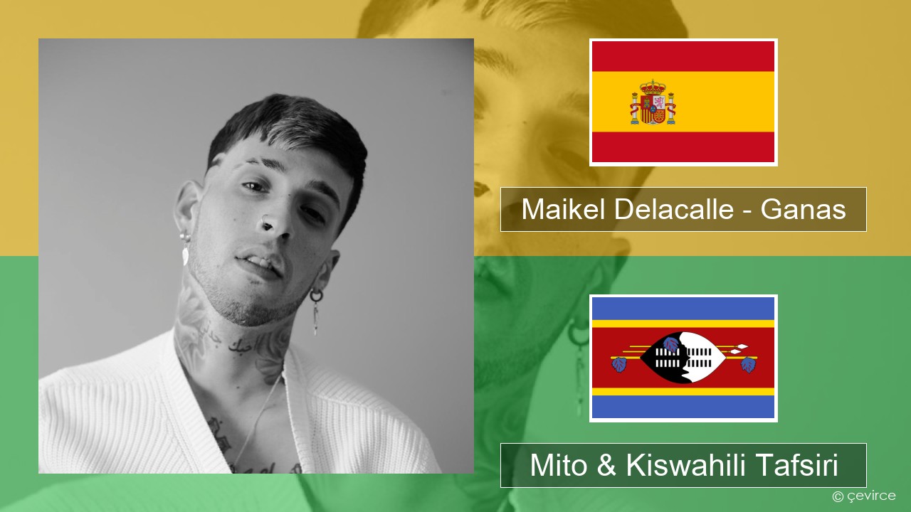 Maikel Delacalle – Ganas Kihispania Mito & Kiswahili Tafsiri