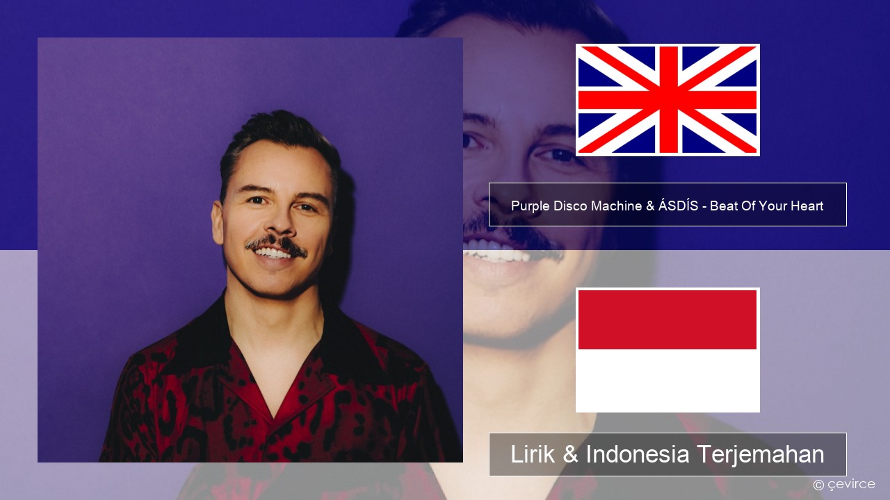 Purple Disco Machine & ÁSDÍS – Beat Of Your Heart Bahasa Indonesia Lirik & Indonesia Terjemahan