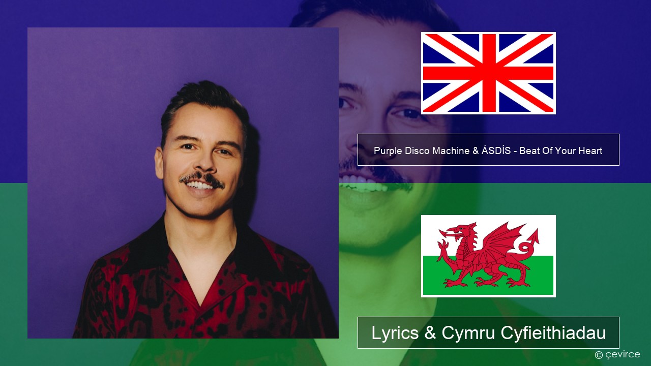 Purple Disco Machine & ÁSDÍS – Beat Of Your Heart Saesneg Lyrics & Cymru Cyfieithiadau