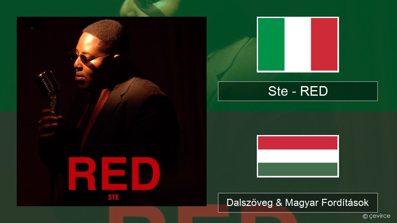 Ste – RED Olasz Dalszöveg & Magyar Fordítások