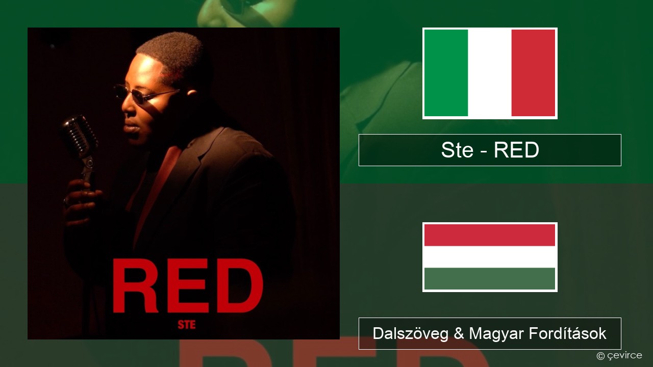 Ste – RED Olasz Dalszöveg & Magyar Fordítások