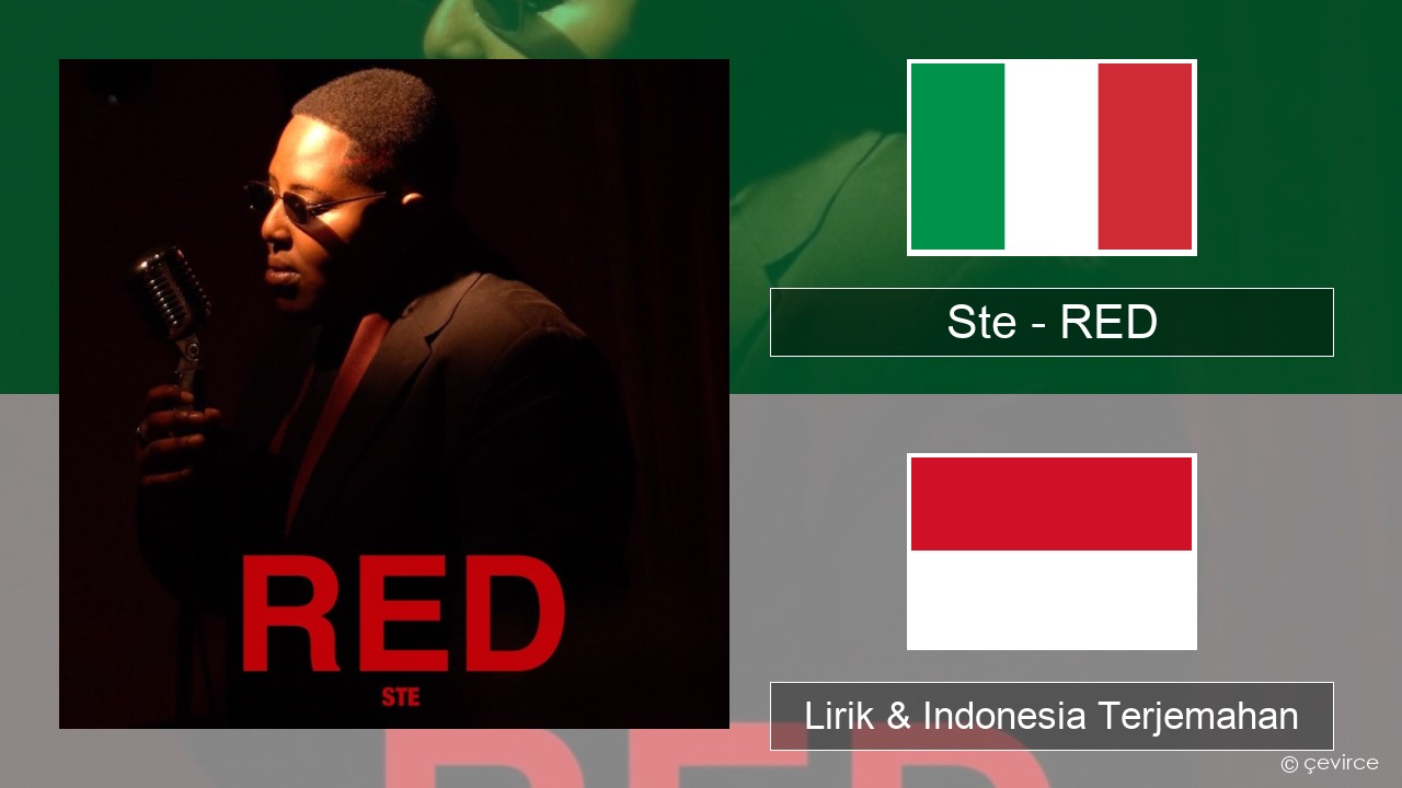 Ste – RED Italia Lirik & Indonesia Terjemahan