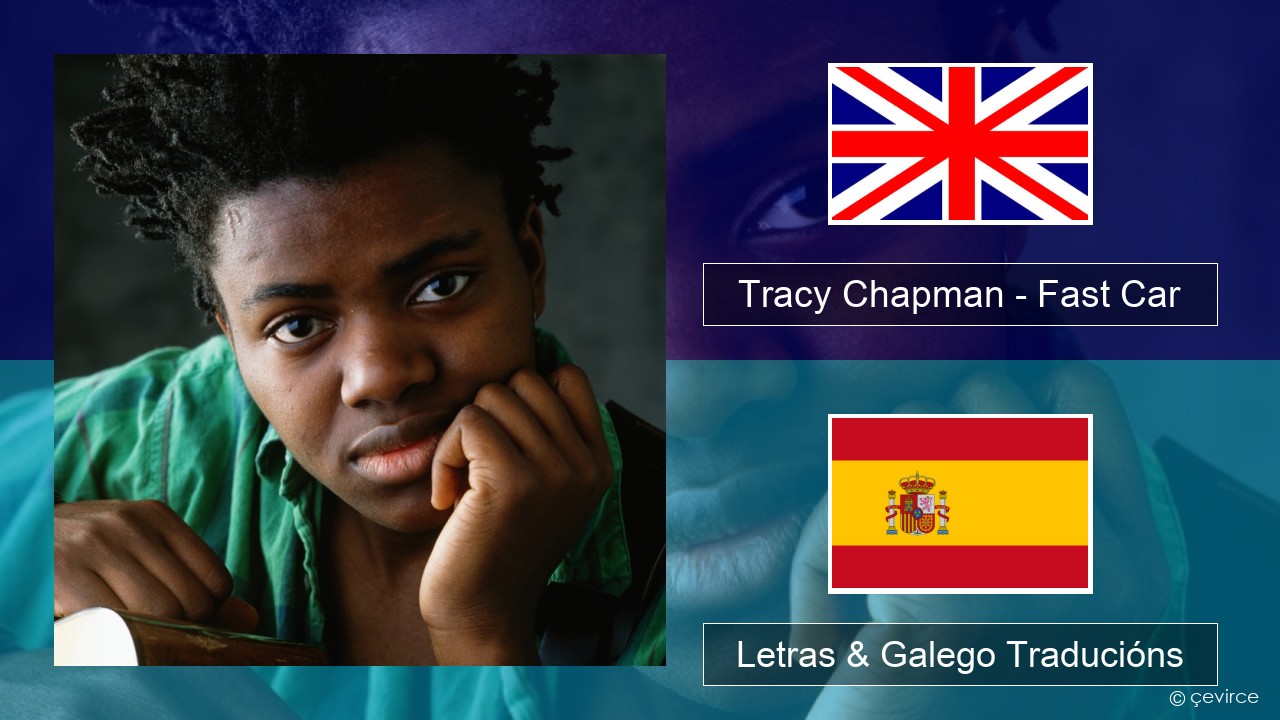 Tracy Chapman – Fast Car Inglés Letras & Galego Traducións