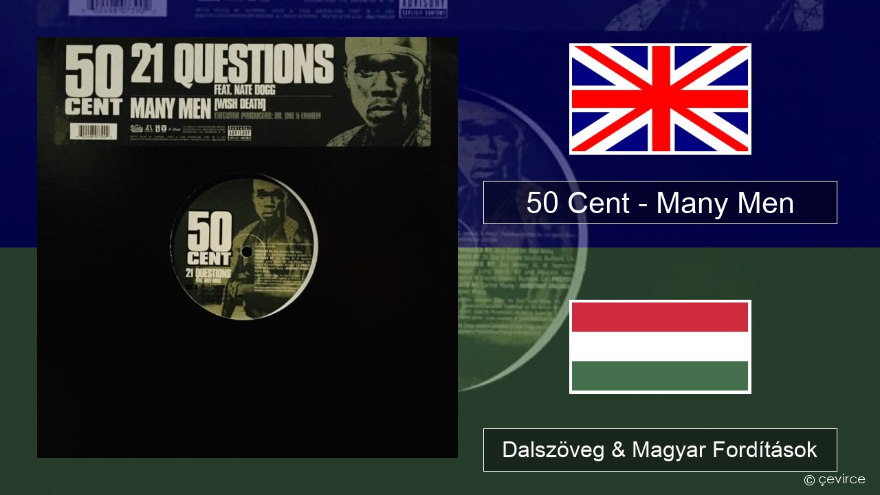 50 Cent – Many Men (Wish Death) Magyar Dalszöveg & Magyar Fordítások