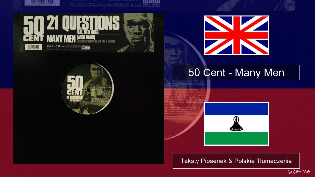 50 Cent – Many Men (Wish Death) Polski Teksty Piosenek & Polskie Tłumaczenia