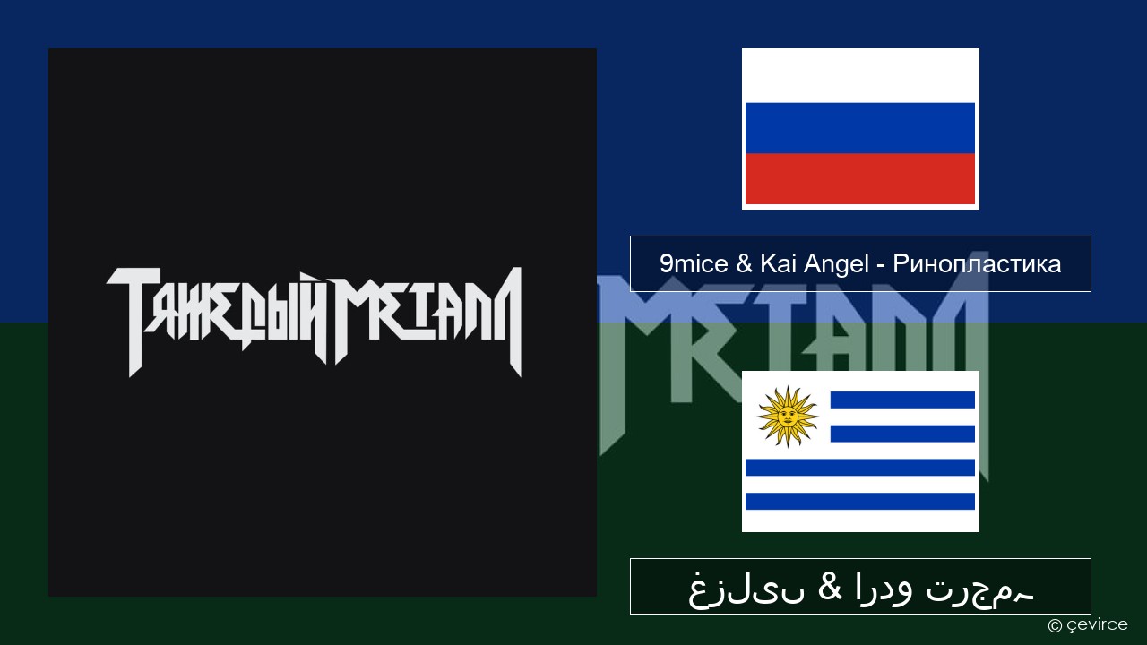 9mice & Kai Angel – Ринопластика (Surgery) روسی غزلیں & اردو ترجمہ