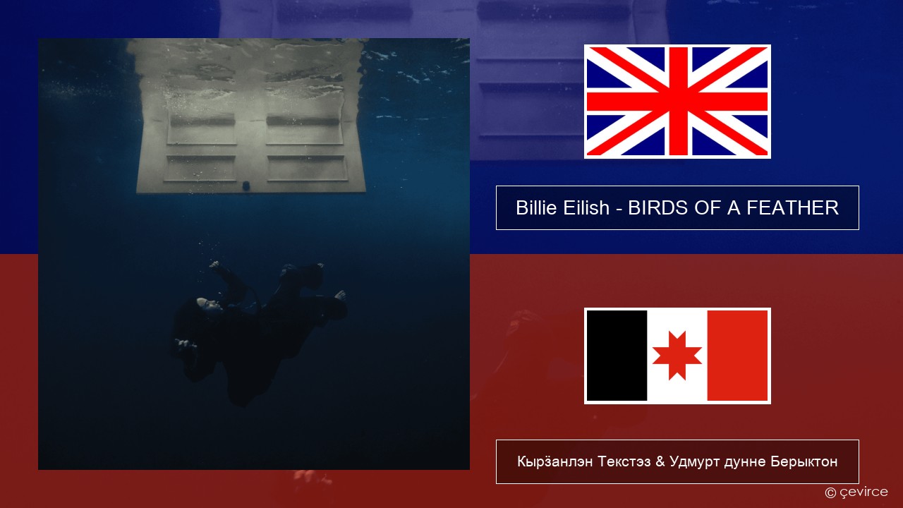 Billie Eilish – BIRDS OF A FEATHER Англи Кырӟанлэн Текстэз & Удмурт дунне Берыктон