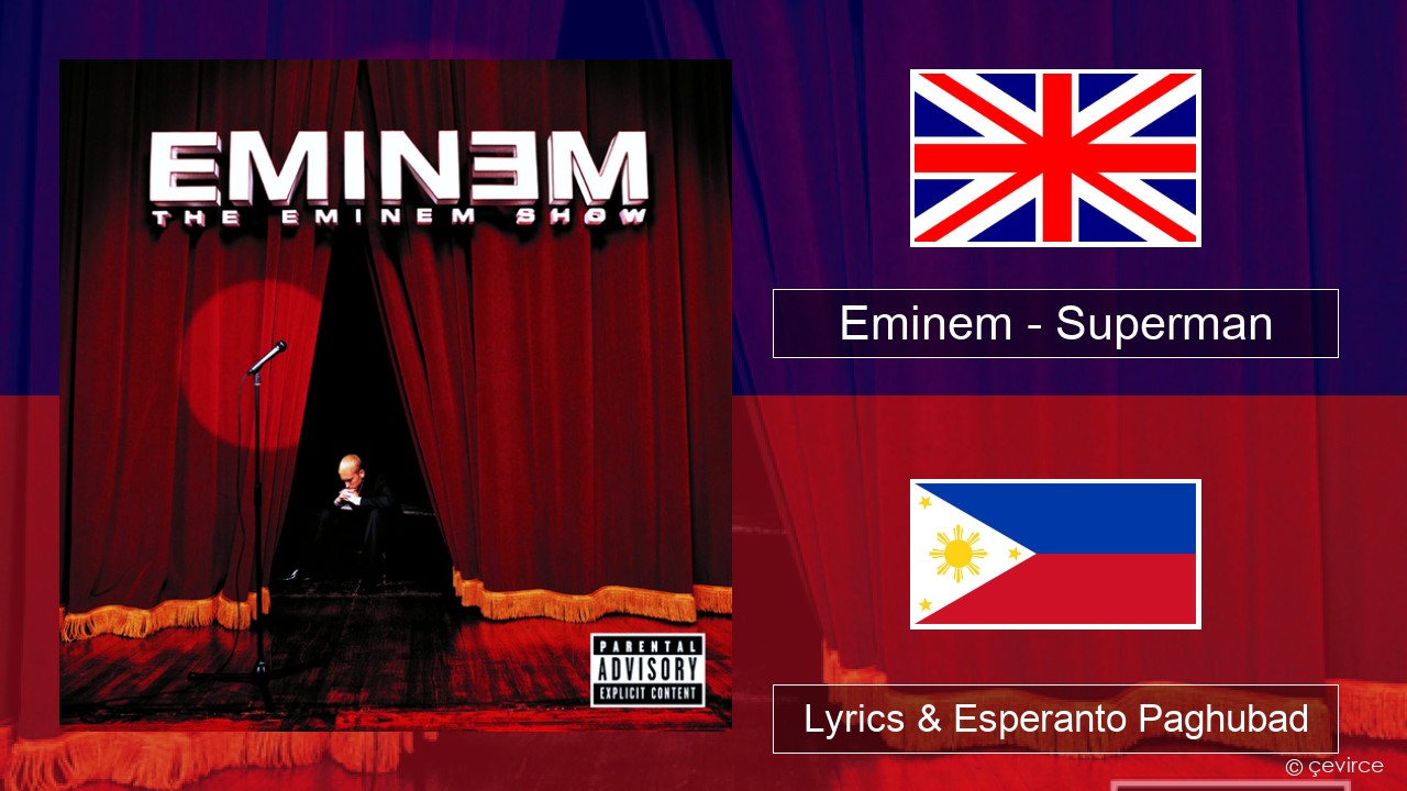 Eminem – Superman English Lyrics & Esperanto Paghubad