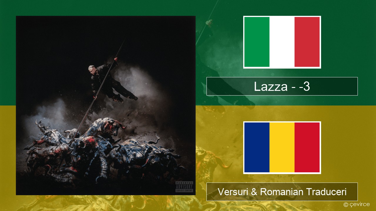 Lazza – -3 (PERDERE IL VOLO) Italiană Versuri & Romanian Traduceri