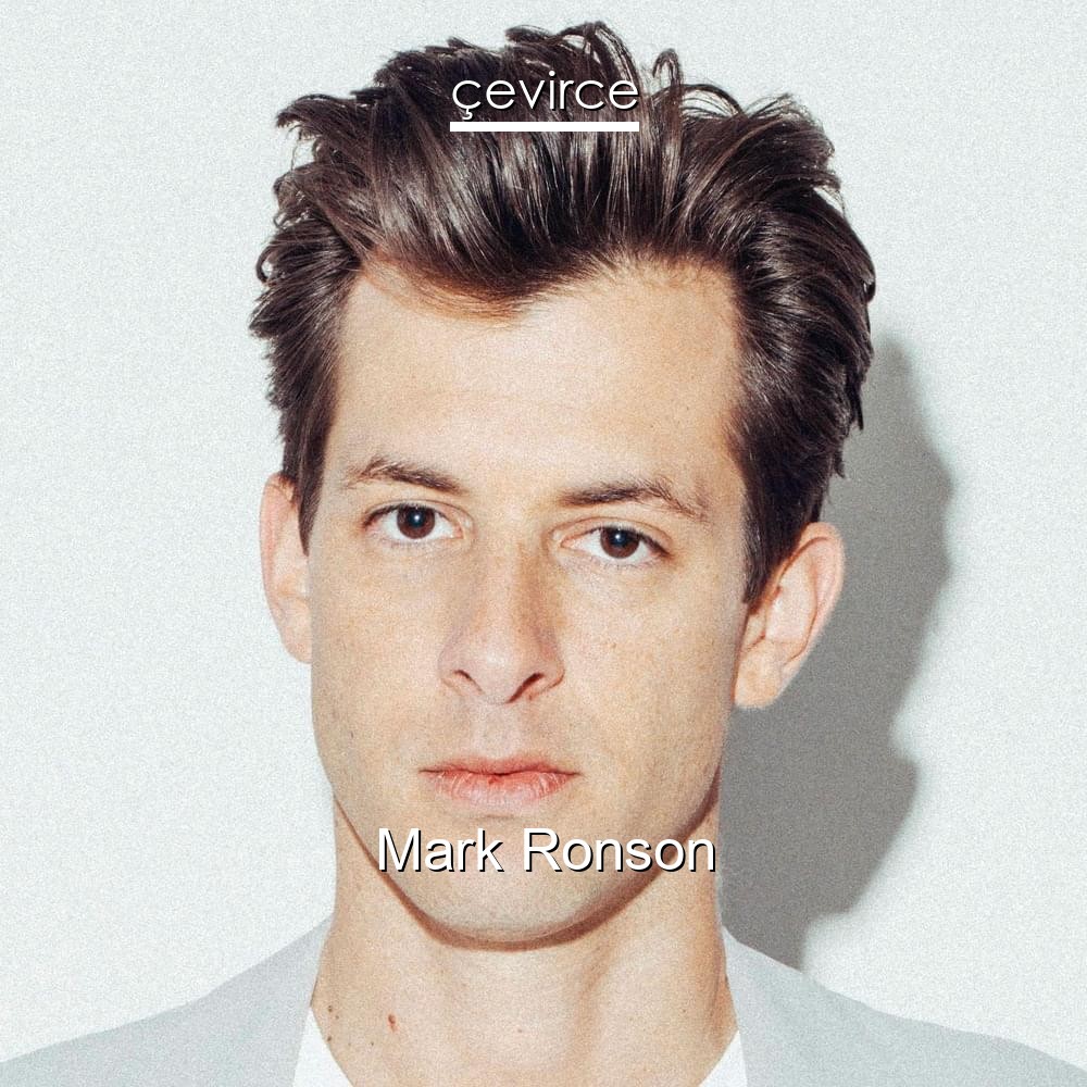 Mark Ronson