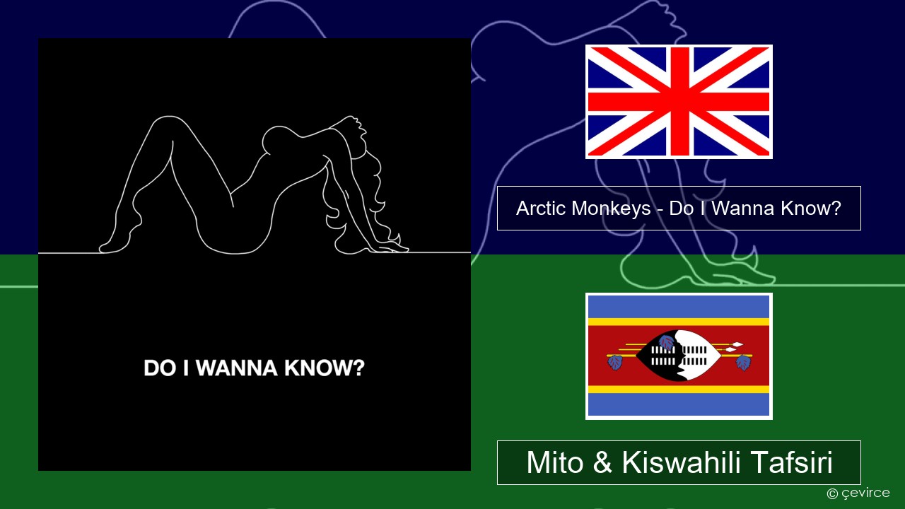 Arctic Monkeys – Do I Wanna Know? Englishen Mito & Kiswahili Tafsiri