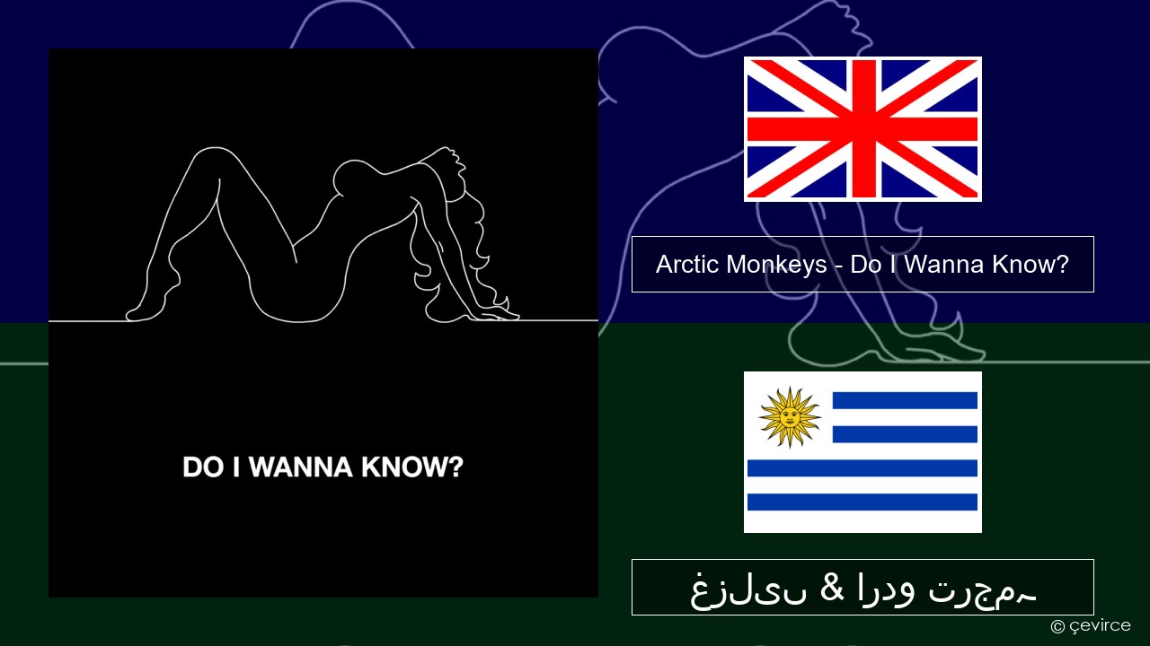 Arctic Monkeys – Do I Wanna Know? انگریزی غزلیں & اردو ترجمہ