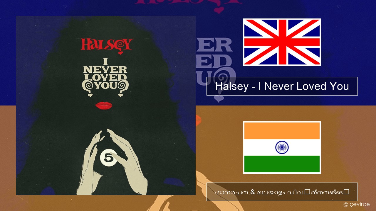 Halsey – I Never Loved You ഇംഗ്ലീഷ് ഗാനരചന & മലയാളം വിവർത്തനങ്ങൾ